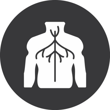 İnsan organ vektör simgesi