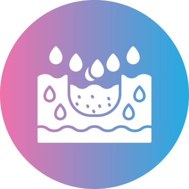 Bir mum simgesinin vektör illüstrasyonu