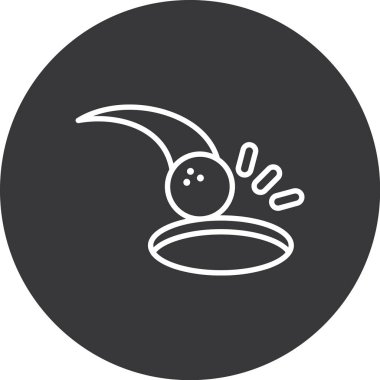 Gıda simgesinin vektör illüstrasyonu