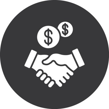 İş simgesinin vektör illüstrasyonu