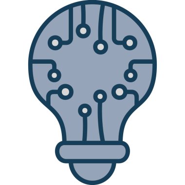 ampul simgesi vektör illüstrasyonu