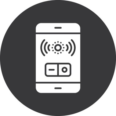 cep telefonu ikonu vektör illüstrasyonu