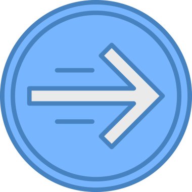 Ok. Web simgesi basit illüstrasyon