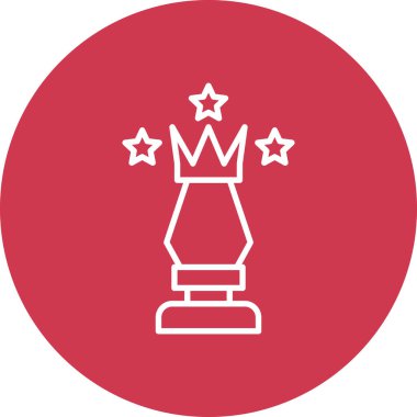 Taç simgesi, vektör illüstrasyonu