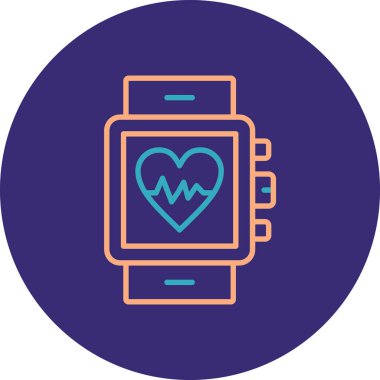 vektör nabız simgesi illüstrasyonu