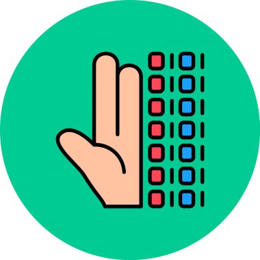 Modern b 'nin vektör illüstrasyonu eksik simgesi