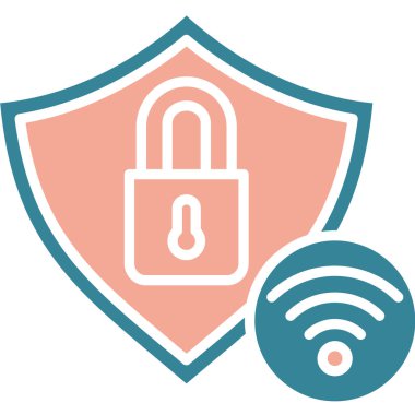 Internet güvenlik simge vektör çizim