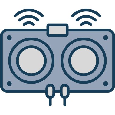 kamera simgesi vektör illüstrasyonu