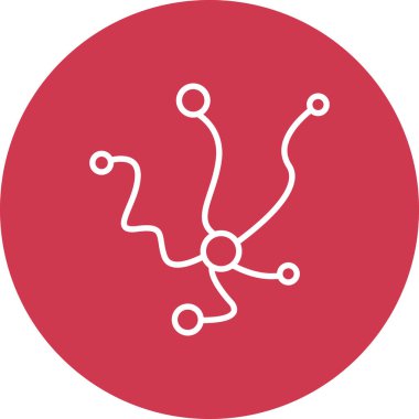 şebeke. Web simgesi basit illüstrasyon