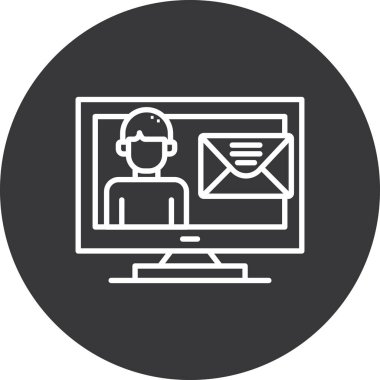 seo modern simgesinin vektör illüstrasyonu