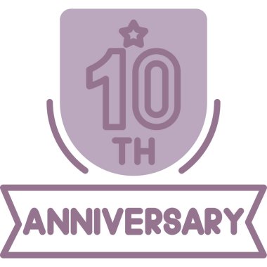 10. yıl dönümü tabelası