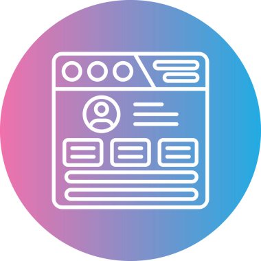 seo modern simgesinin vektör illüstrasyonu