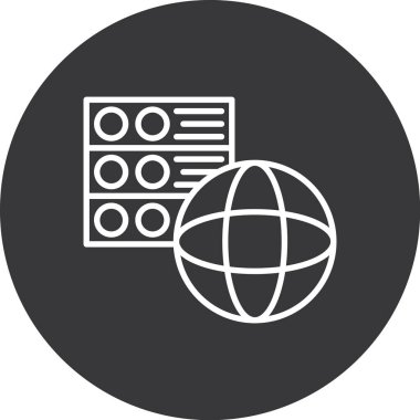 seo modern simgesinin vektör illüstrasyonu