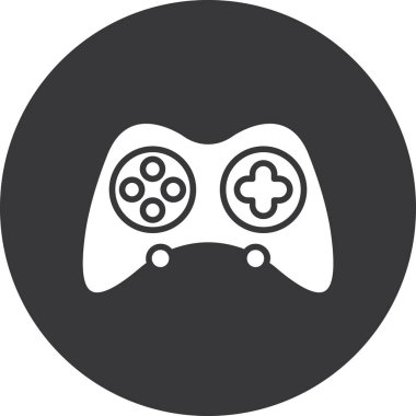 Moda biçimi izole edilmiş arkaplanda oyun denetleyici simgesi