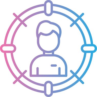 seo modern simgesinin vektör illüstrasyonu