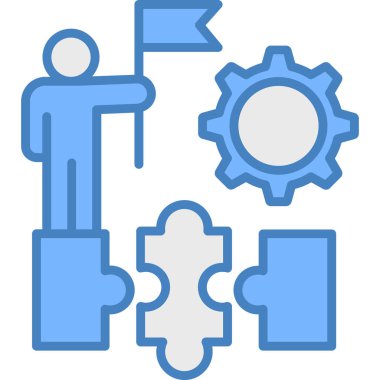 Teçhizat Web simgesi basit illüstrasyon