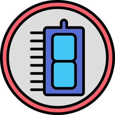 pil simgesi, vektör illüstrasyonu