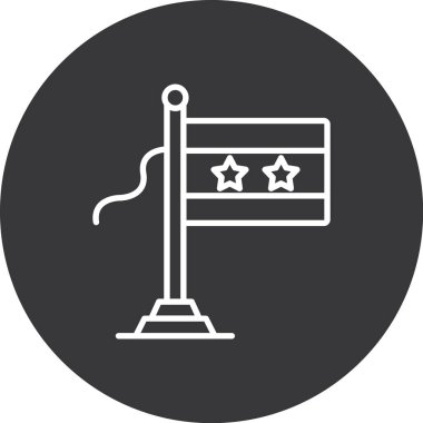 Bağımsızlık Günü simgesi, basit biçim