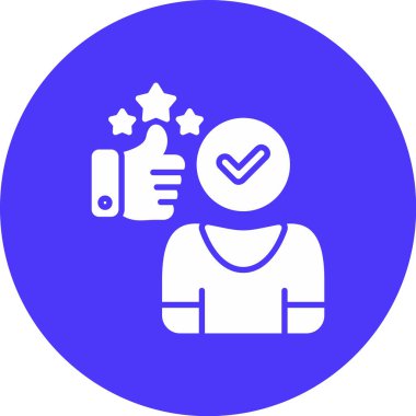 Bir yıldız simgesinin vektör illüstrasyonu