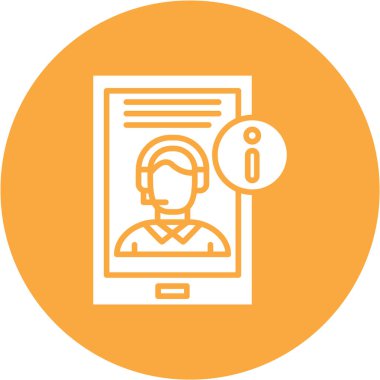 Dizüstü bilgisayarı olan birinin vektör çizimi