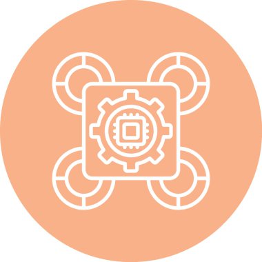 seo modern simgesinin vektör illüstrasyonu