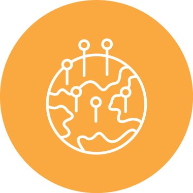 seo modern simgesinin vektör illüstrasyonu