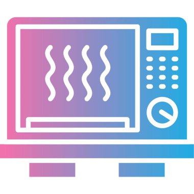 fırın ikonu vektör illüstrasyonu