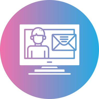 Bir dizüstü bilgisayarın vektör çizimi