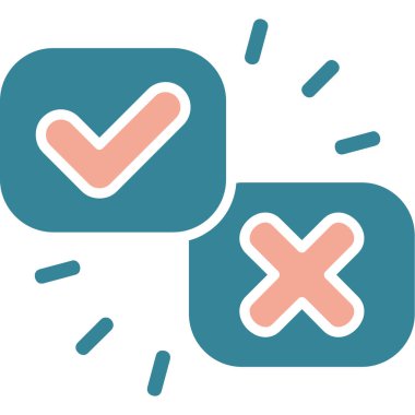 işaretleme vektör simgesini kontrol et