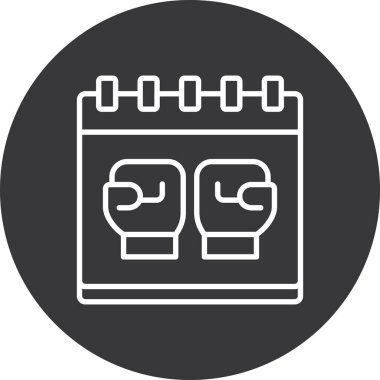 takvim tarihi, takvim tarihi simgesi ana hat biçiminde