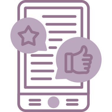 Belge ikonu vektör illüstrasyon tasarımlı akıllı telefon