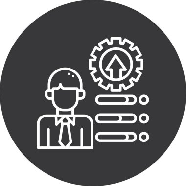 Mühendis simgesi vektör çizimi