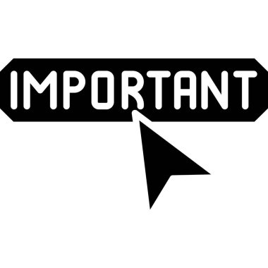 önemli siyah damga metni beyaz üzerine