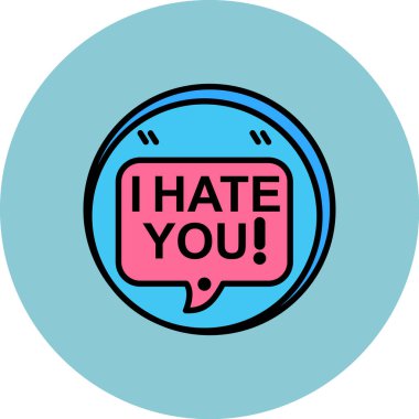 Konuşma baloncuğu simgesinden ana hatlarıyla nefret ediyorum