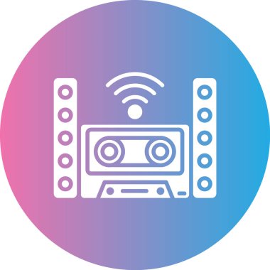 Müzik simgesinin vektör illüstrasyonu