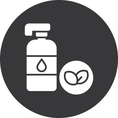 şişe simgesi, modern vektör illüstrasyon tasarımı