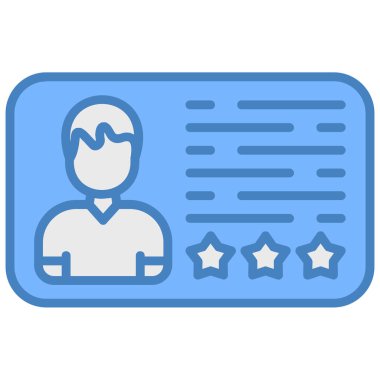 Müşteri derecelendirme vektörü simgesi