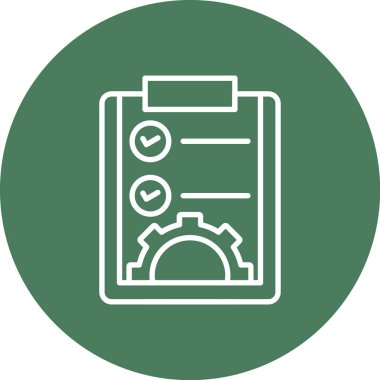 vektör lcd simgesi illüstrasyonu