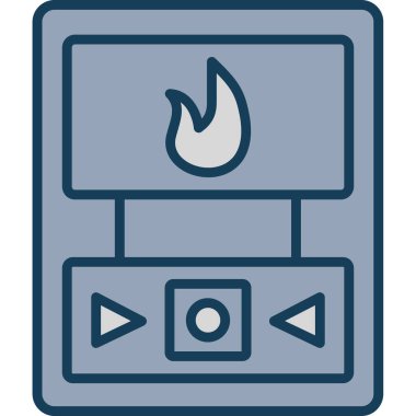 vector illustration of firewall icon
