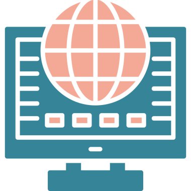 genel ağ vektör simgesi