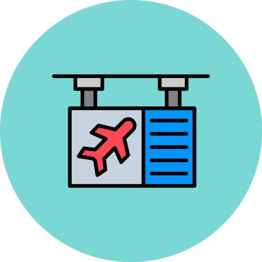 Uçak. Web simgesi basit illüstrasyon