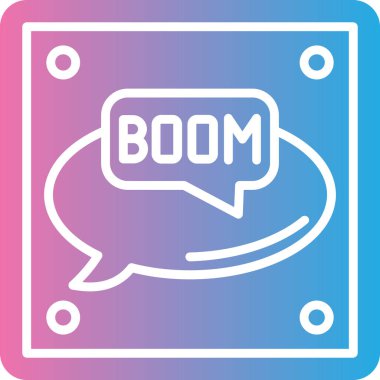 Konuşma baloncukları simgesi, vektör illüstrasyonu