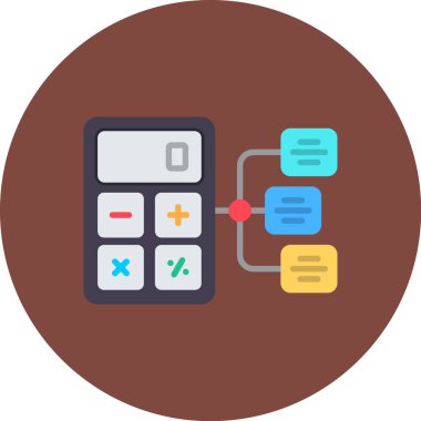 Veritabanı Tablosu Simgesi, Basit Renk Vektörü Resimleri