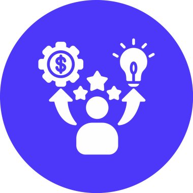 iş fikri vektör simgesi - vektör biçimi