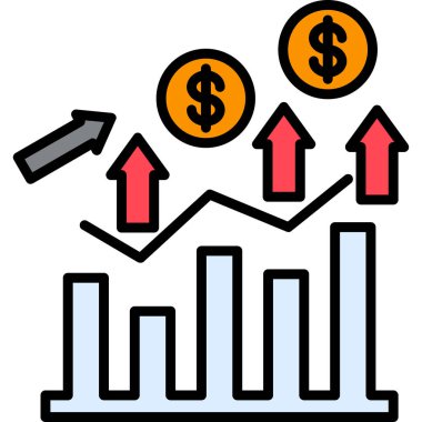 grafik ikonu vektör illüstrasyonu