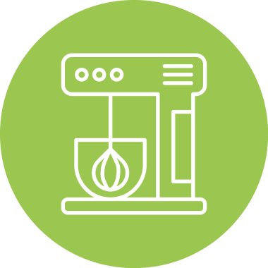 Kahve makinesi, kahve fincanı, vektör illüstrasyonu