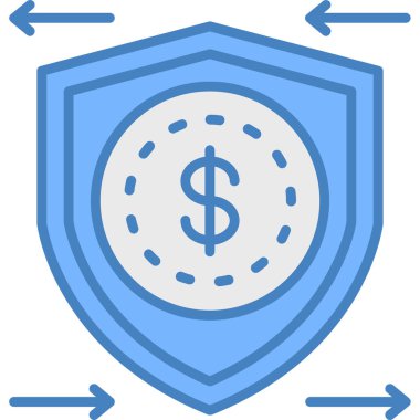 Dolar işareti. Basit resimleme