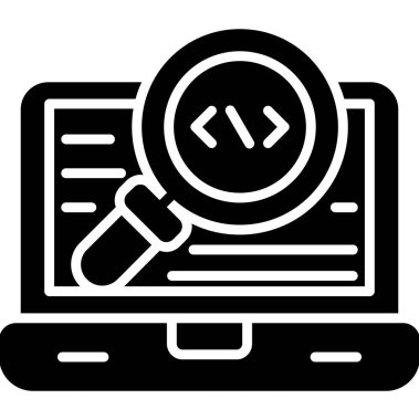 Web geliştirme simgesi vektör illüstrasyonu