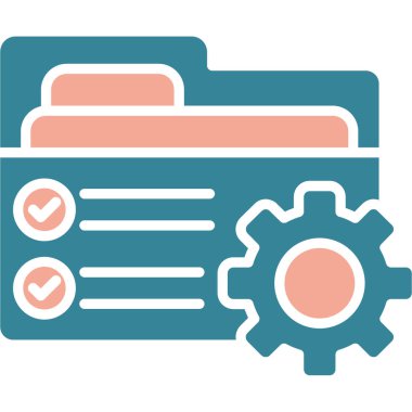 Kontrol listesi. Web simgesi basit tasarım