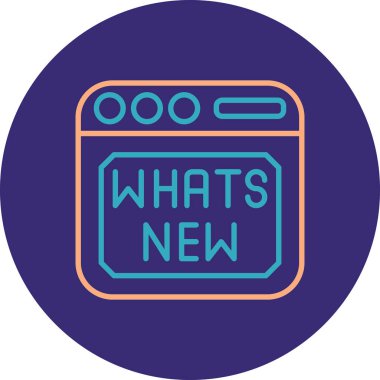 Şimdi simge vektör illüstrasyonu nedir?